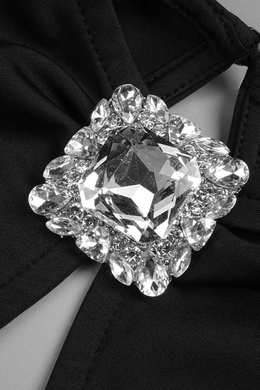 Audrey Padded-Shoulder Panel-insert Maxi Dress - Hot fashionista