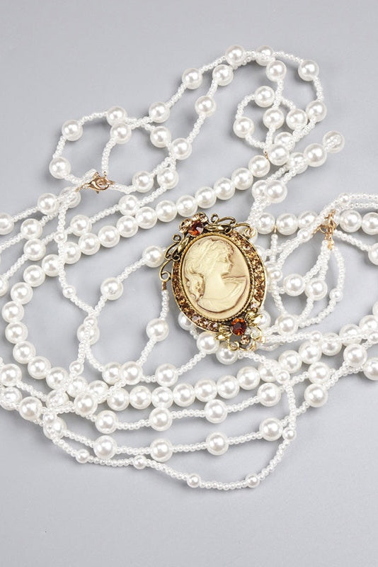 Riley Black Pearl Chain A-Line Midi Dress - Hot fashionista