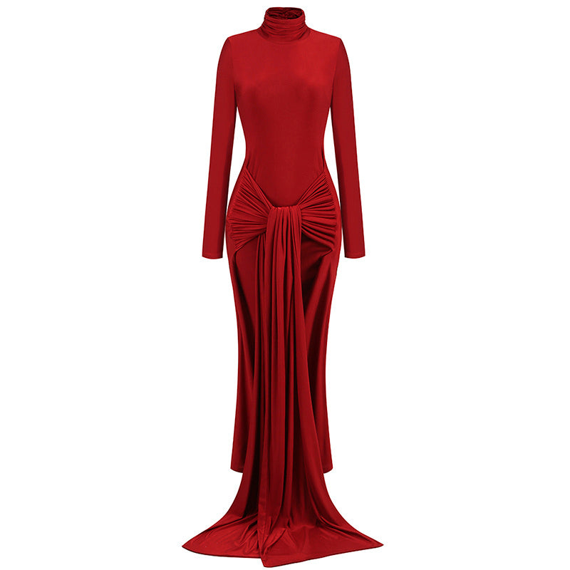 Laney Turtleneck Long Sleeve Bodycon Dress - Hot fashionista
