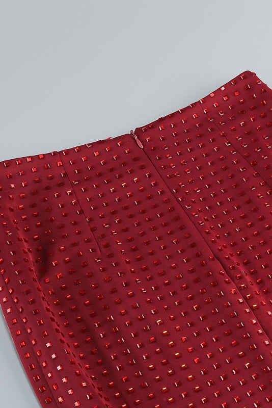 Danielle Embellished Corset Sequin Maxi Dress