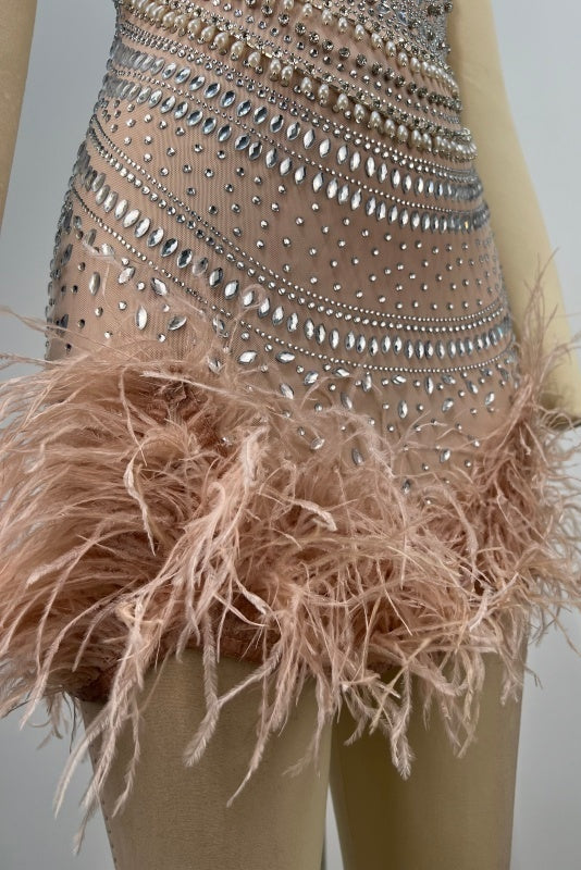 Hope Sexy Beaded Sequined Spaghetti Strap Dress - Hot fashionista