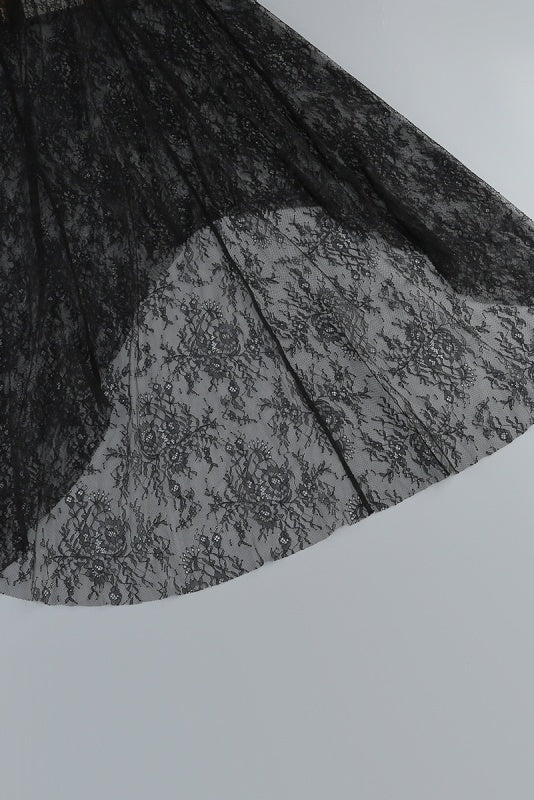 Cassandra Sheer Lace Corset Dress - Hot fashionista