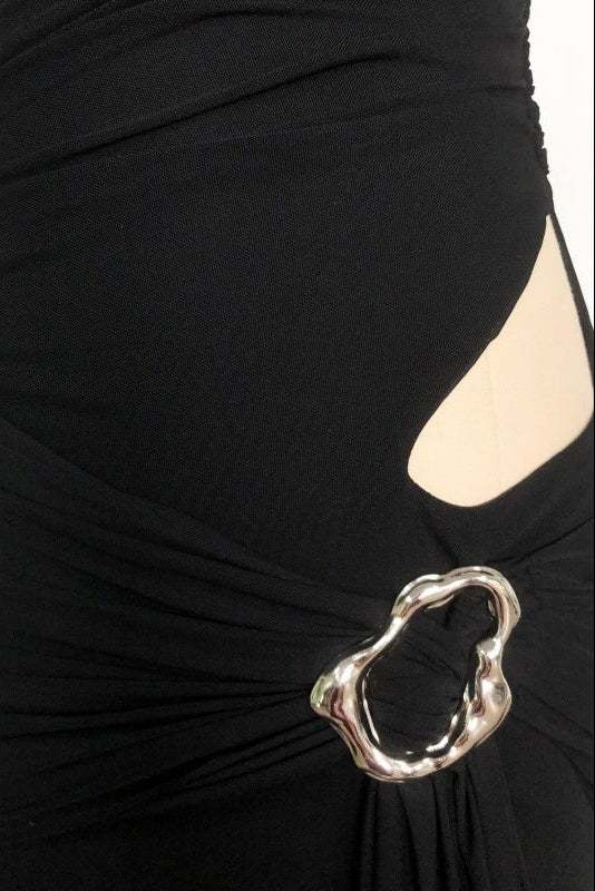 Millie One Shoulder Cut Out Maxi Dress - Hot fashionista