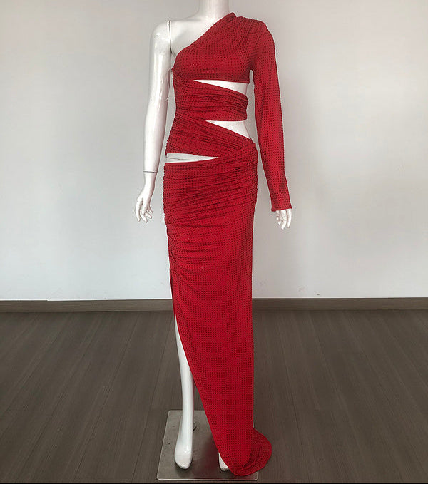 Arlowe Crystal Embellished Scoop Neck Maxi Dress - Hot fashionista