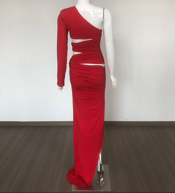 Arlowe Crystal Embellished Scoop Neck Maxi Dress - Hot fashionista