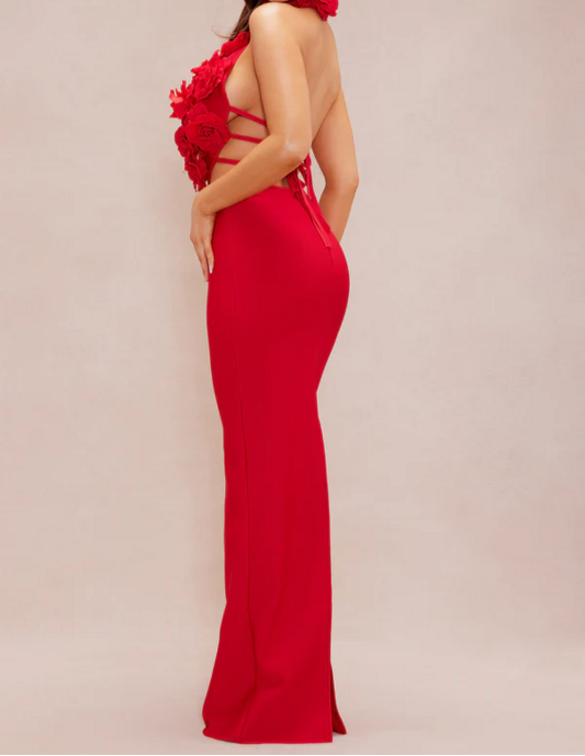 Auden Backless Floral Maxi Dress - Hot fashionista