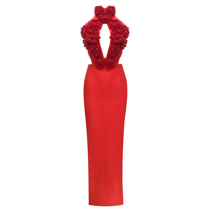 Auden Backless Floral Maxi Dress - Hot fashionista