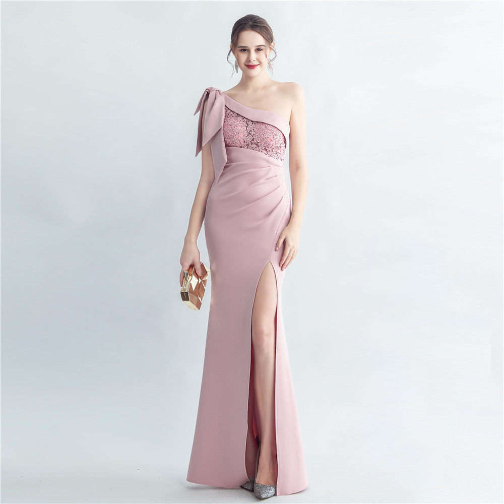 brandy satin dress Eugenia Dress