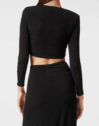 Carla Long Sleeve Top & Side Slit Long Skirt Set - Hot fashionista