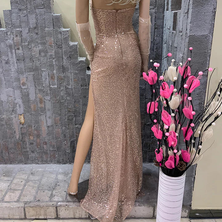 Cassia Strapless Gauze Maxi Dress - Hot fashionista