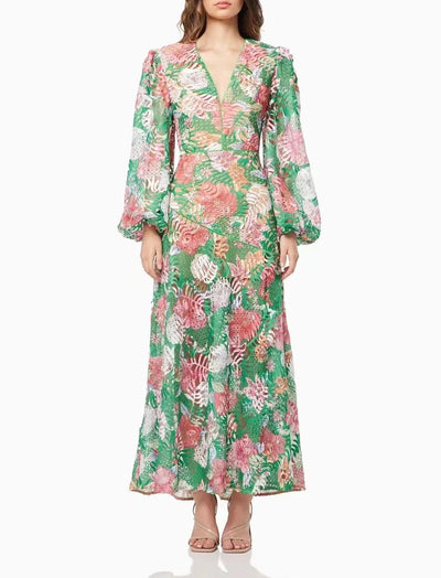 Charlie Floral Cutout Maxi Dress - Hot fashionista
