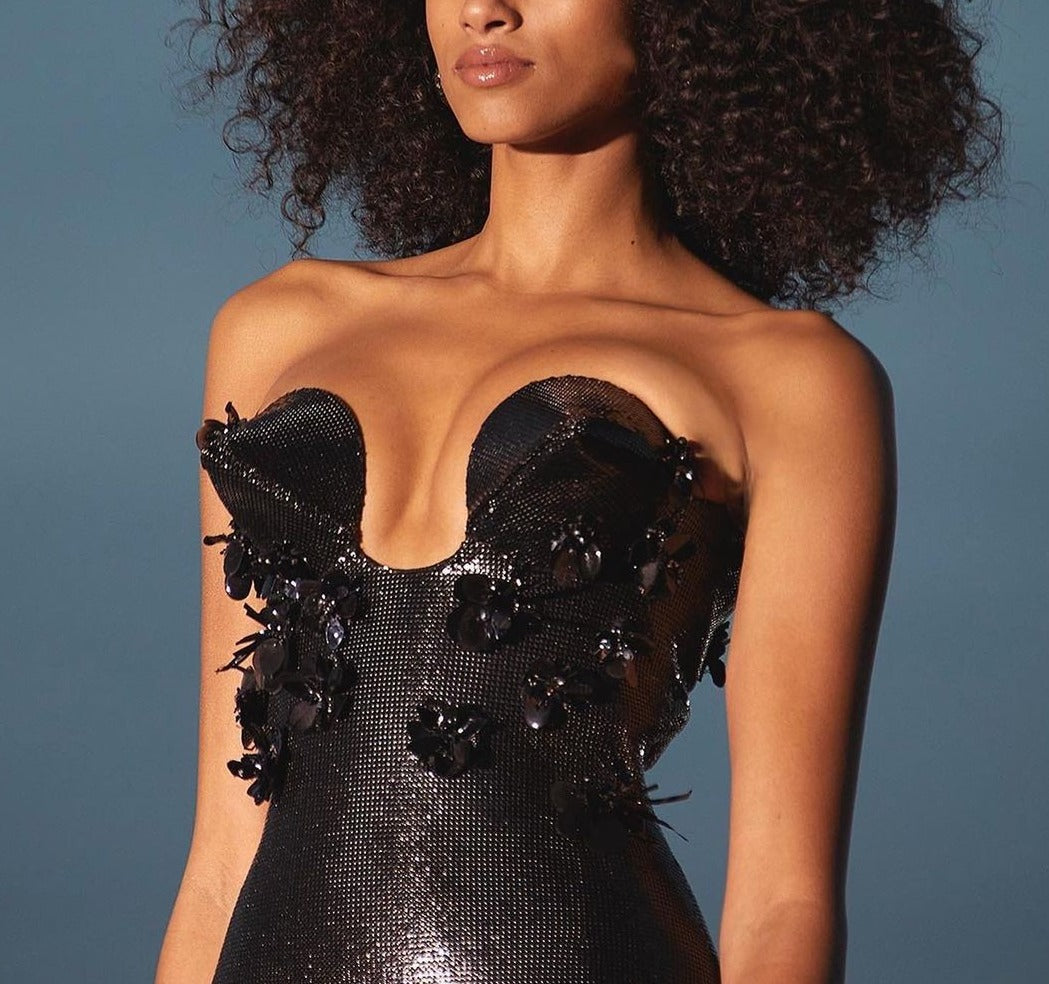 Eden Sequin Appliqued Maxi Dress - Hot fashionista