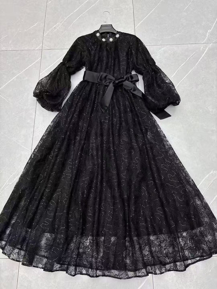 Elodie Floral Print Notch Neck Dress - Hot fashionista