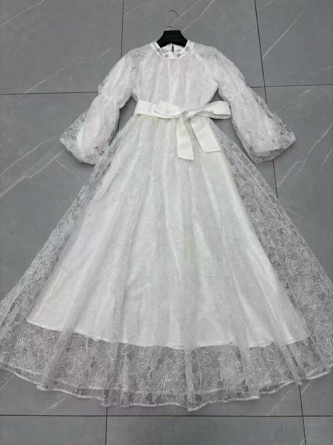 Elodie Floral Print Notch Neck Dress - Hot fashionista