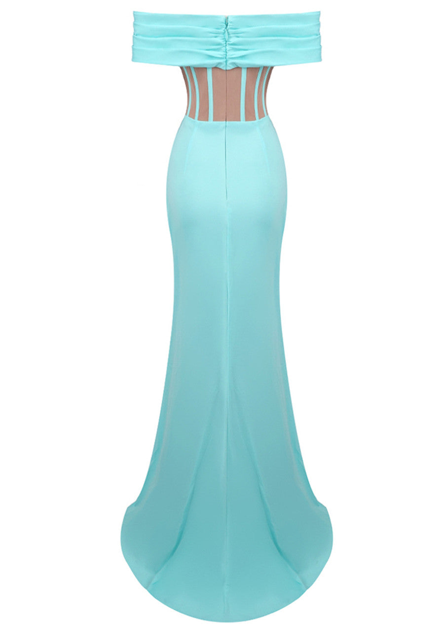 Elspeth Off Shoulder Starfish Maxi Dress - Hot fashionista