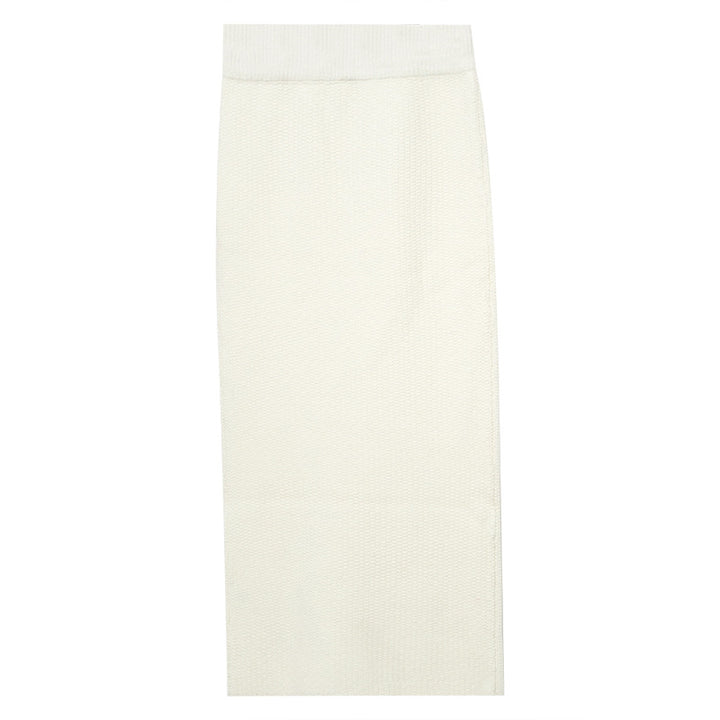 Embe Knitted V-Neck Cardigan & Long Skirt Set - Hot fashionista