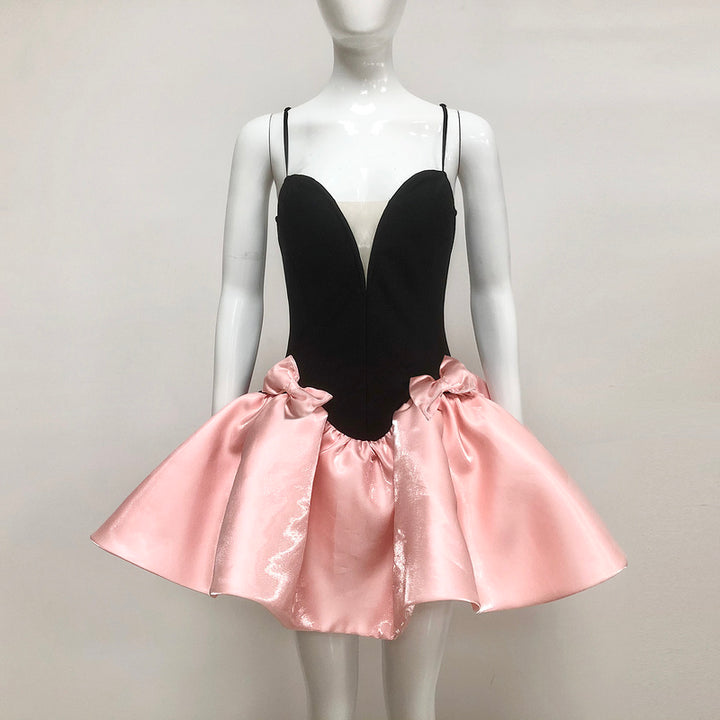 Emberlee Bow Detail A Line Maxi Dress - Hot fashionista