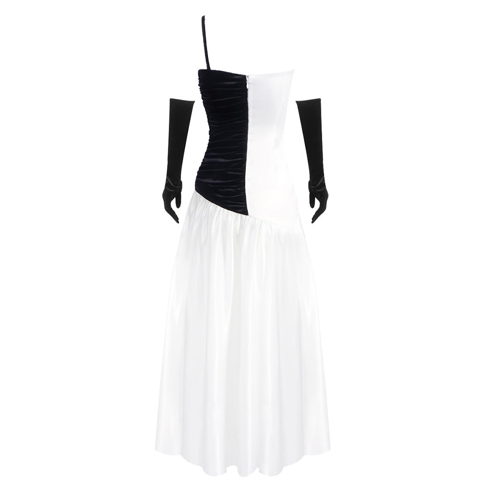 Emberly Flared Gown with Cutout Bodice Dress - Hot fashionista