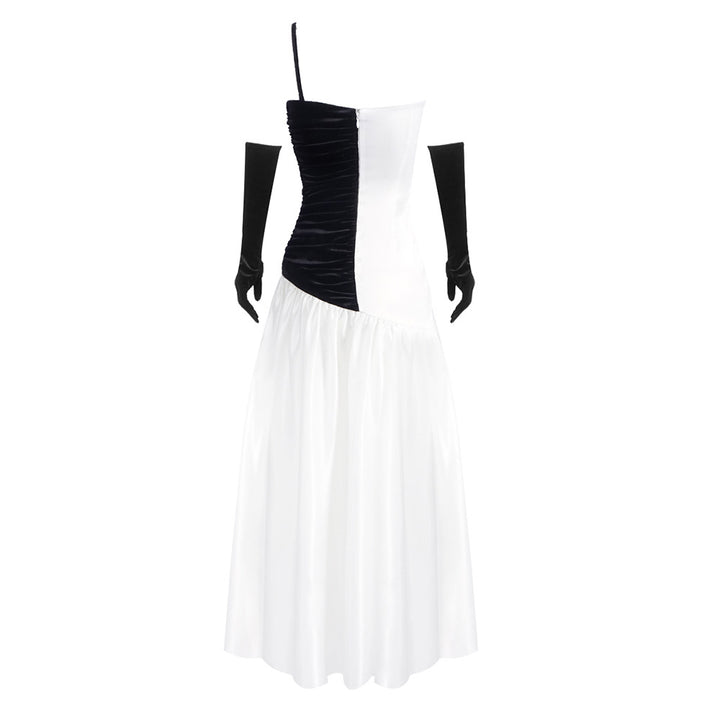 Emberly Flared Gown with Cutout Bodice Dress - Hot fashionista