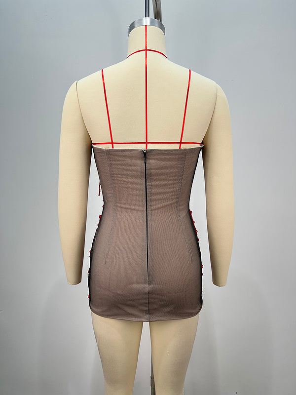 Evie Beaded Fringe Mini Dress - Hot fashionista