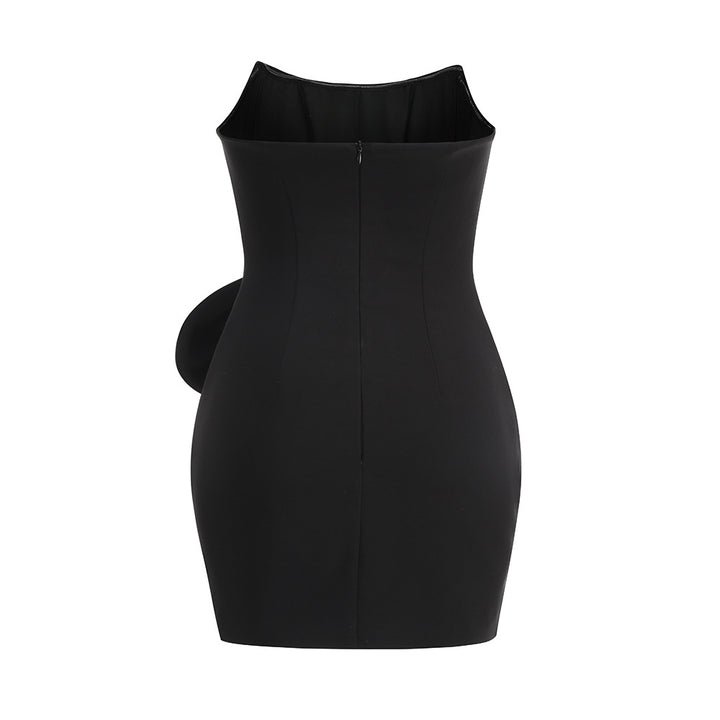 Haisley Strapless Floral Detail Dress - Hot fashionista