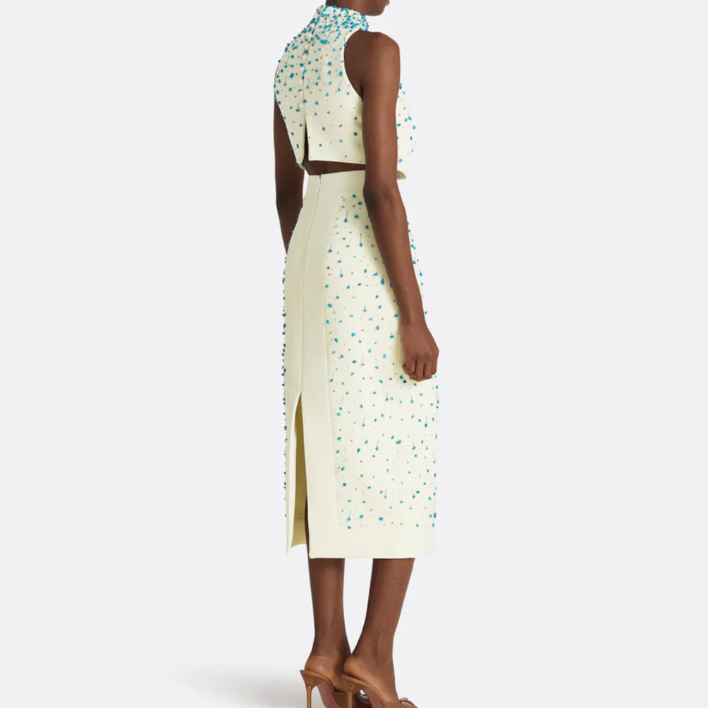 Harlow Rhinestone Sleeveless Skirt Set - Hot fashionista