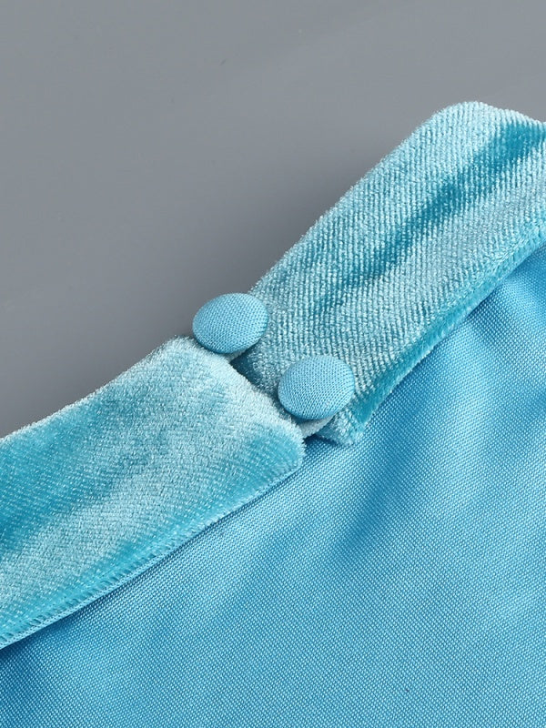 Hot Fashionista - Women's Online Fashion Dress | Allison Velvet Tassel Maxi Dress