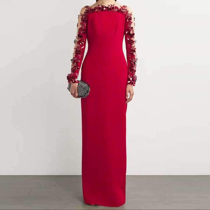 Hot Fashionista - Women's Online Fashion Dress | Amiri Embellished Illusion Crêpe Dress