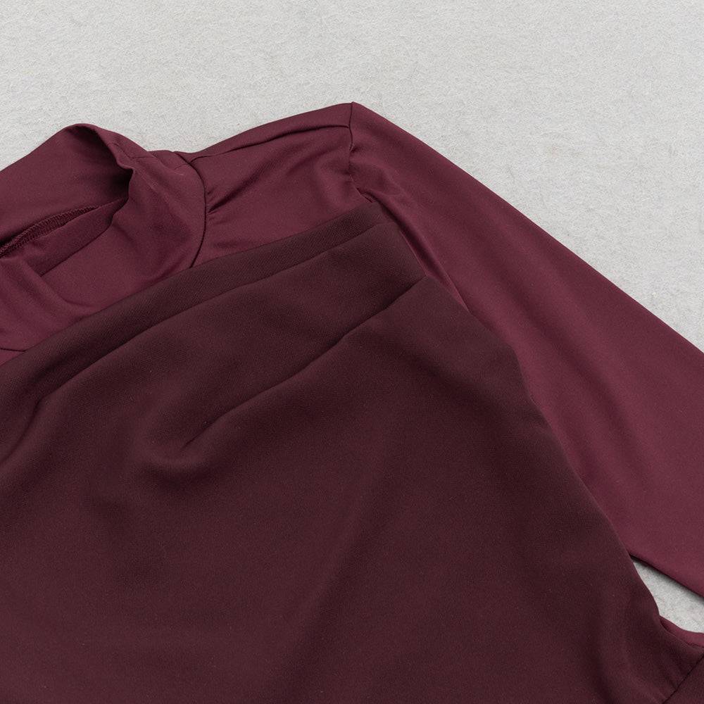 Hot Fashionista - Women's Online Fashion Dress | Anemone Ruched Slit Midi Dress