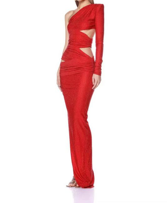 Hot Fashionista - Women's Online Fashion Dress | Arlowe Crystal Embellished Scoop Neck Maxi Dress