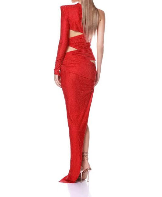 Hot Fashionista - Women's Online Fashion Dress | Arlowe Crystal Embellished Scoop Neck Maxi Dress