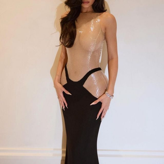 Hot Fashionista - Women's Online Fashion Dress | Calliope Sequin Maxi Dress