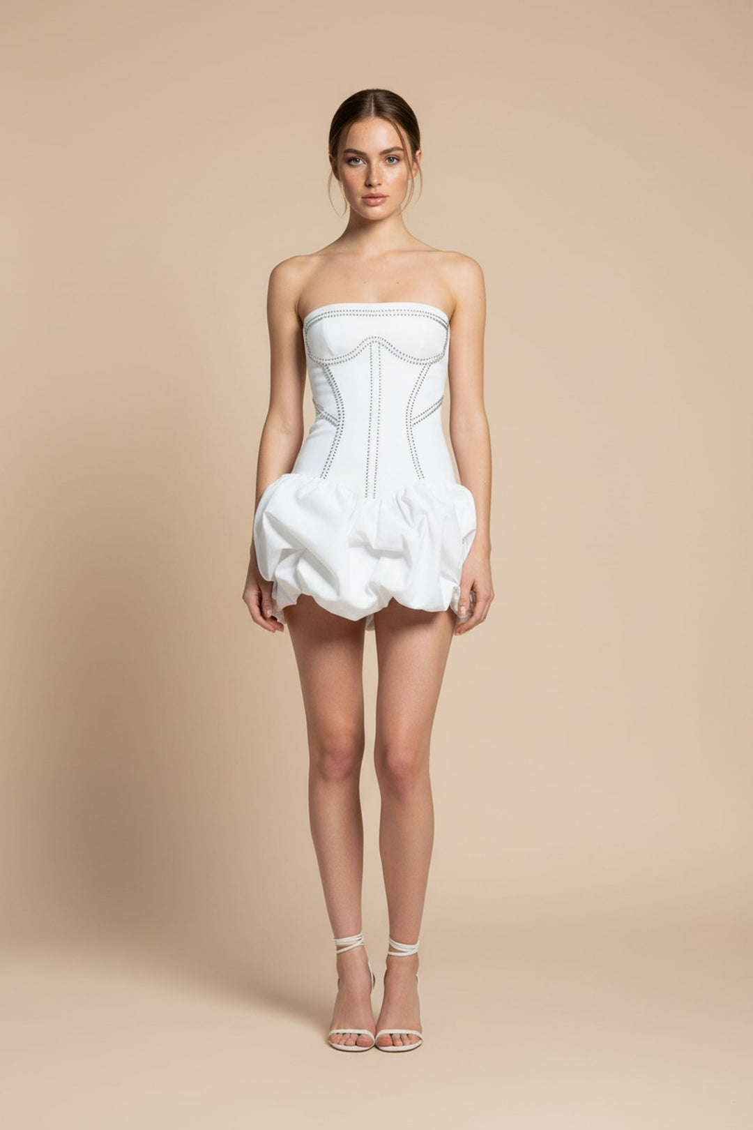 Hot Fashionista - Women's Online Fashion Dress | Camila Puffed Bubble Hem Mini Dress