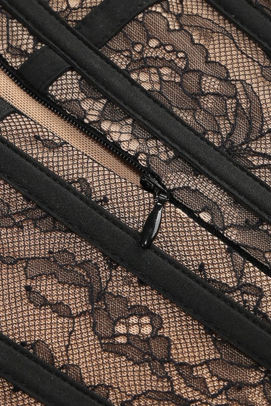 Hot Fashionista - Women's Online Fashion Dress | Cassandra Sheer Lace Corset Dress