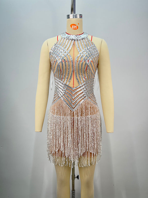 Laken Crystal Embellished Strapless Mini Dress - Hot fashionista