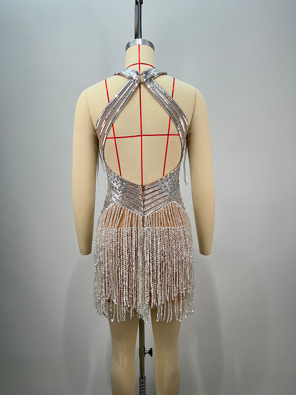 Laken Crystal Embellished Strapless Mini Dress - Hot fashionista