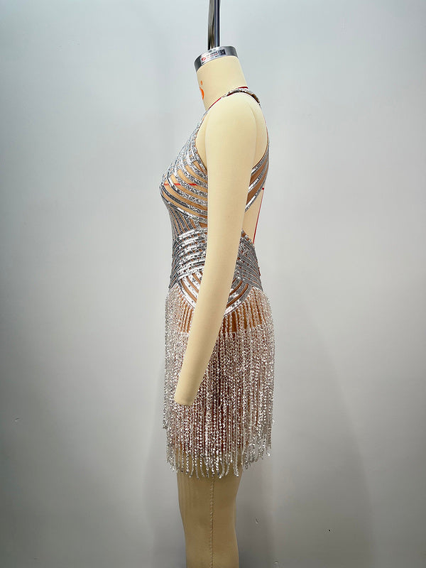 Laken Crystal Embellished Strapless Mini Dress - Hot fashionista