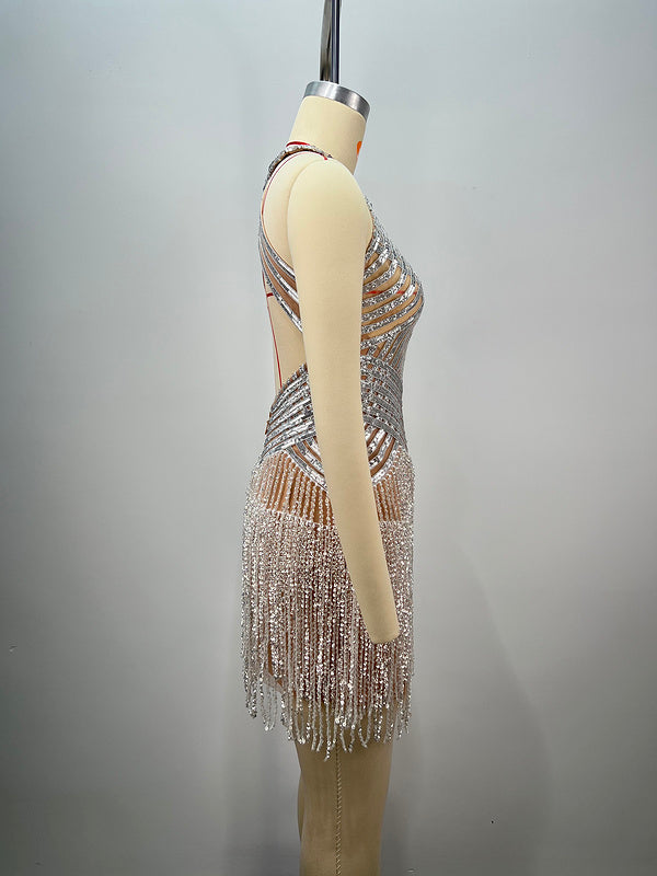 Laken Crystal Embellished Strapless Mini Dress - Hot fashionista