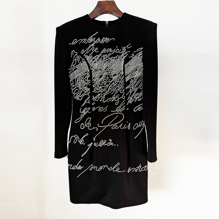 Lennox Rhinestone-Embellished Mini Dress - Hot fashionista