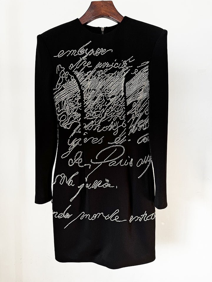 Lennox Rhinestone-Embellished Mini Dress - Hot fashionista