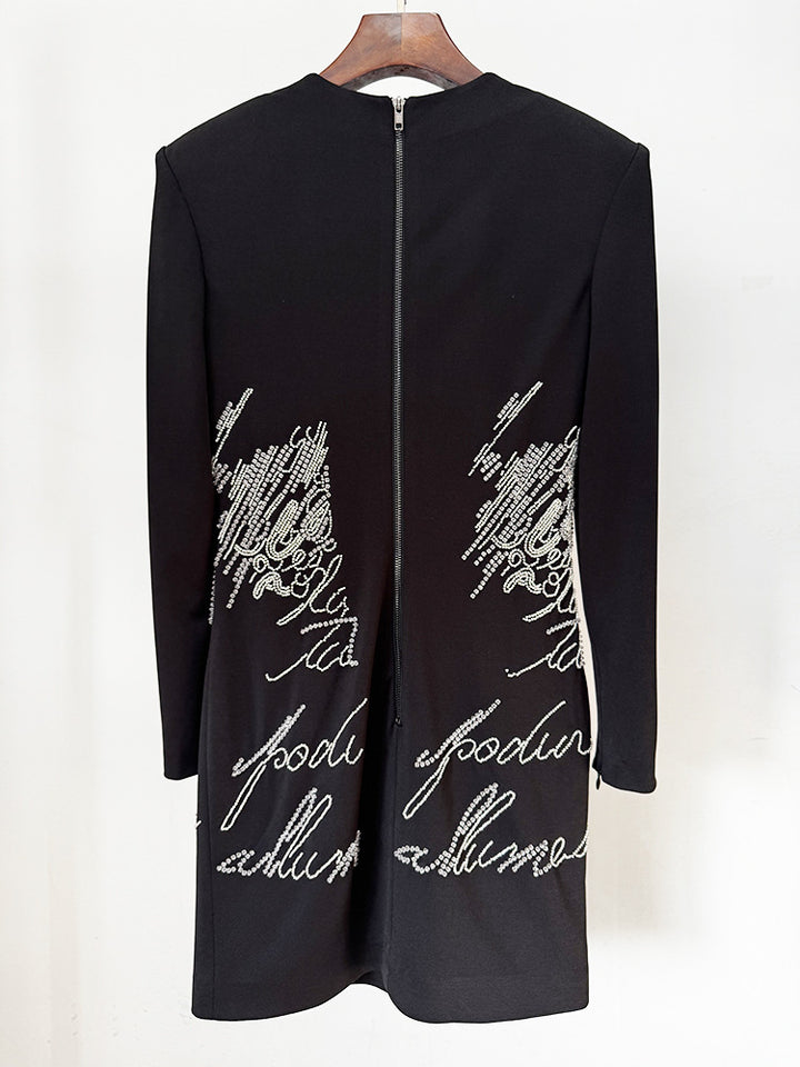 Lennox Rhinestone-Embellished Mini Dress - Hot fashionista