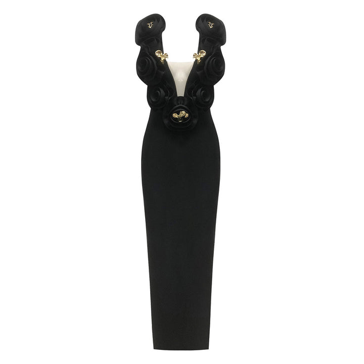 Liora Floral Detailed Maxi Dress - Hot fashionista