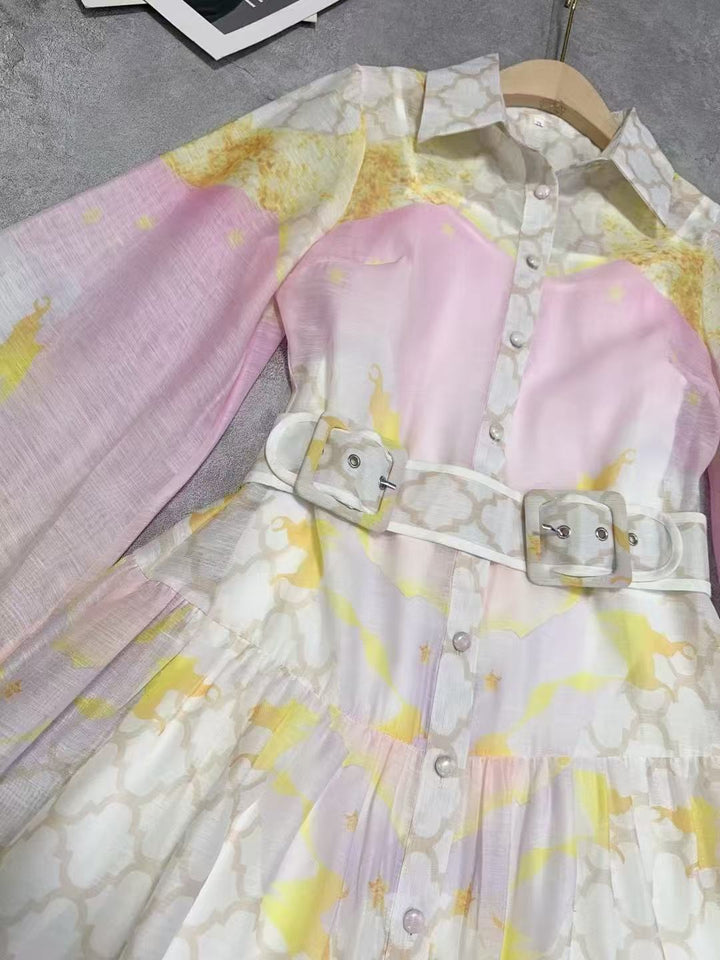 Liv Peacock Print Silk Maxi Dress - Hot fashionista