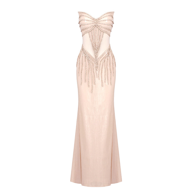 Loxley Strapless Mermaid Corset Maxi Dress - Hot fashionista