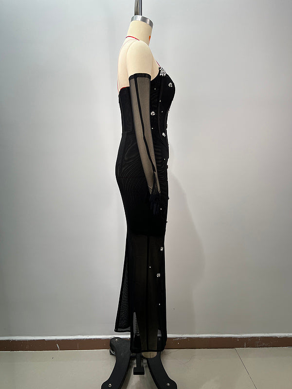 Lumen Crystal-Embellished Strapless Corset Dress - Hot fashionista