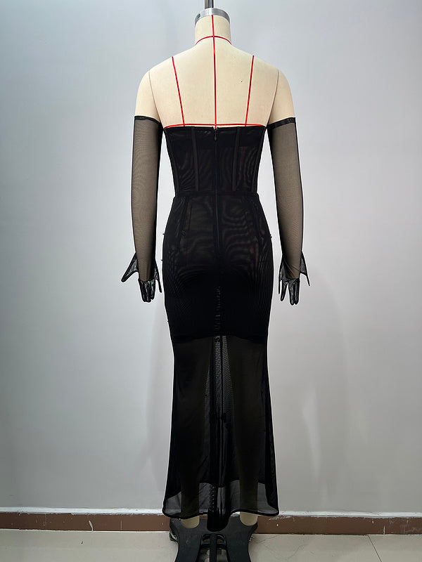 Lumen Crystal-Embellished Strapless Corset Dress - Hot fashionista