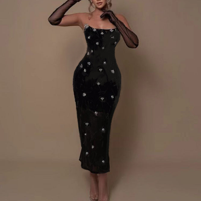 Lumen Crystal-Embellished Strapless Corset Dress - Hot fashionista