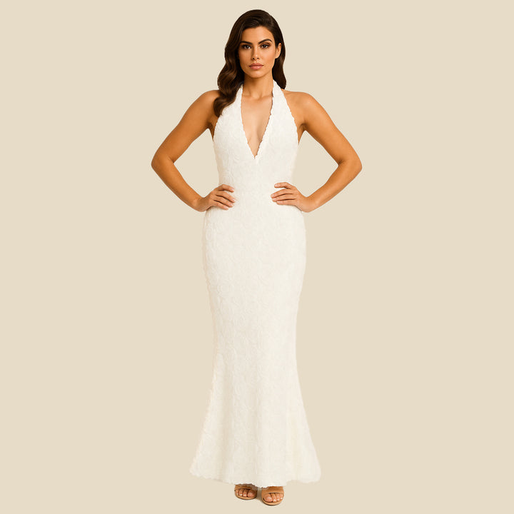 Luna 3D Flower Applique Dress - Hot fashionista