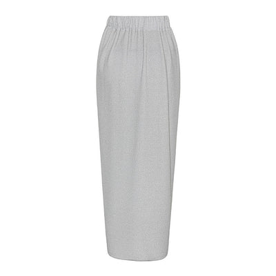 Maribel Long Sleeve Floral Bodysuit & Front Slit Long Skirt Set - Hot fashionista