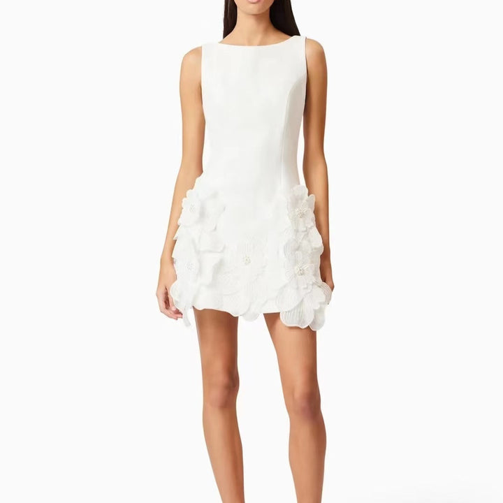 Marlowe Floral Embellished Mini Dress - Hot fashionista